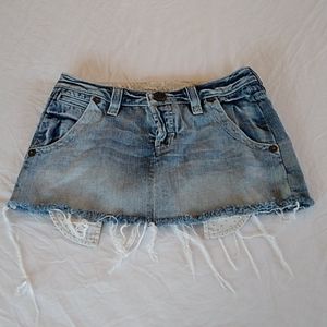 Mini Denim Jeans Skirt (Size 24)